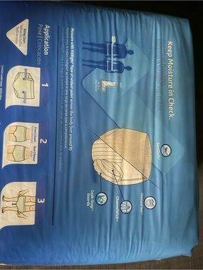 Absorbent Blue Incontinence Briefs - Underwear
5 packs ($5 each)
